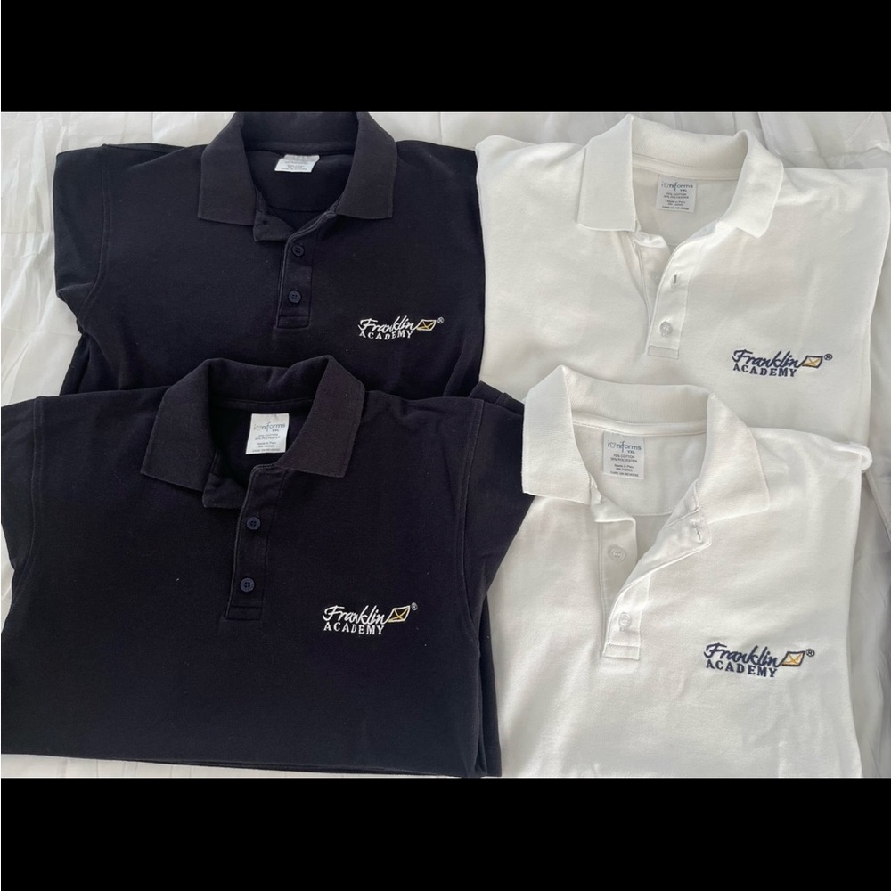 Franklin Academy uniform polo shirts